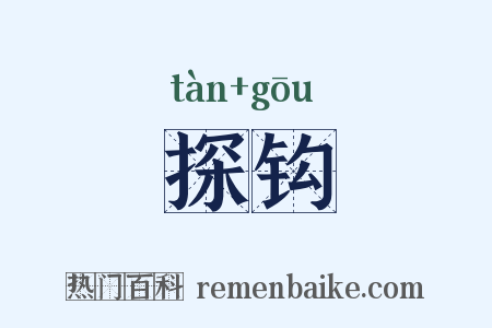 探钩是什么意思的图片